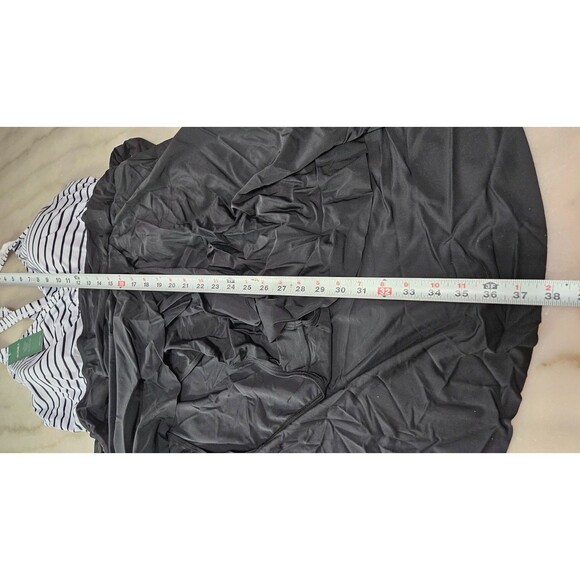 NWT Sothea Black & White Tummy Control Swimsuits V Neck Womens Swimwear Size 22W - Picture 4 of 10